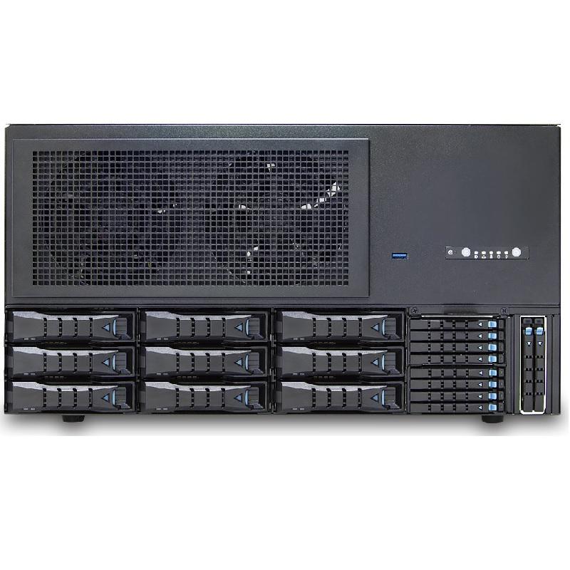 5.5U / Portable Pedestal 4x Dual PCI Slot GPU Barebones Server