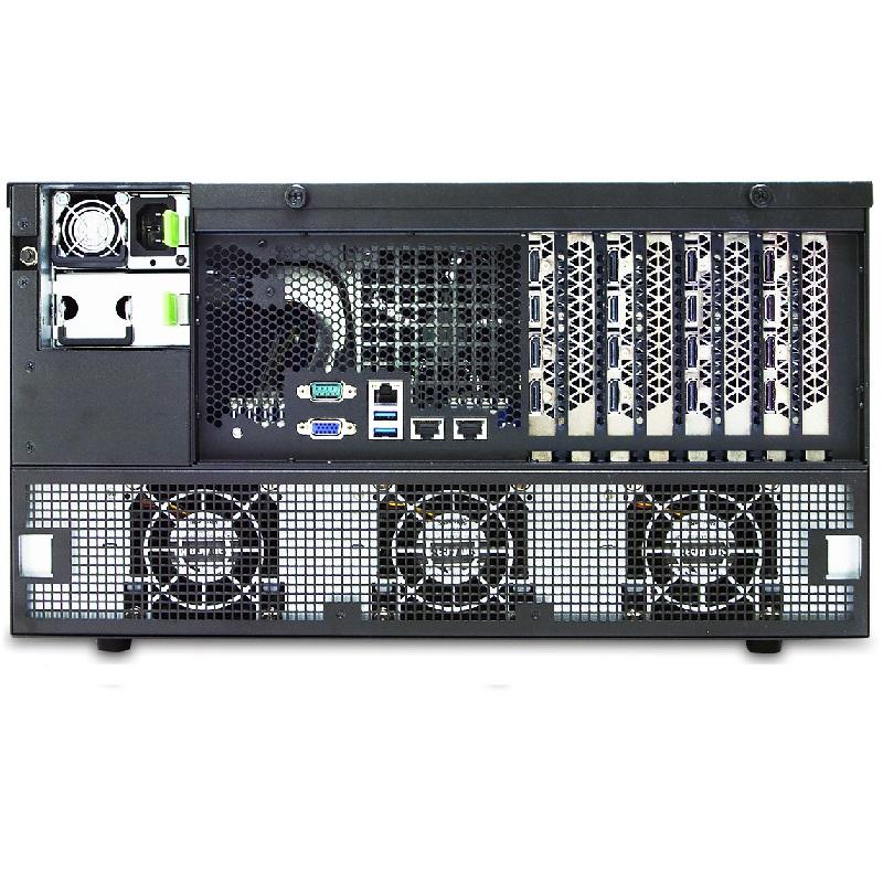 5.5U / Portable Pedestal 4x Dual PCI Slot GPU Barebones Server