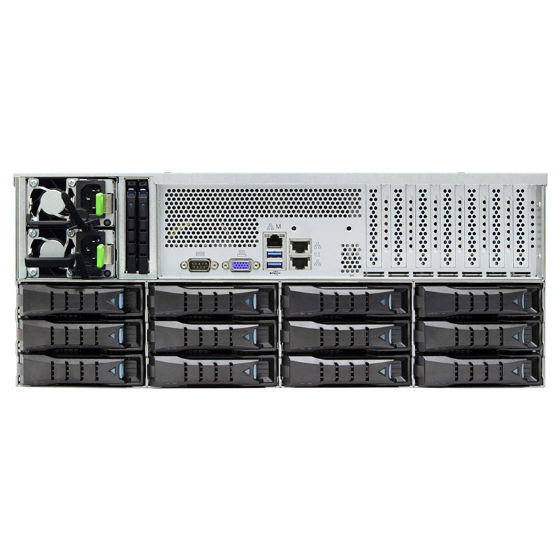 Purley 4U 12G 36x 3.5” SAS/SATA HighDensity Storage Server, supports