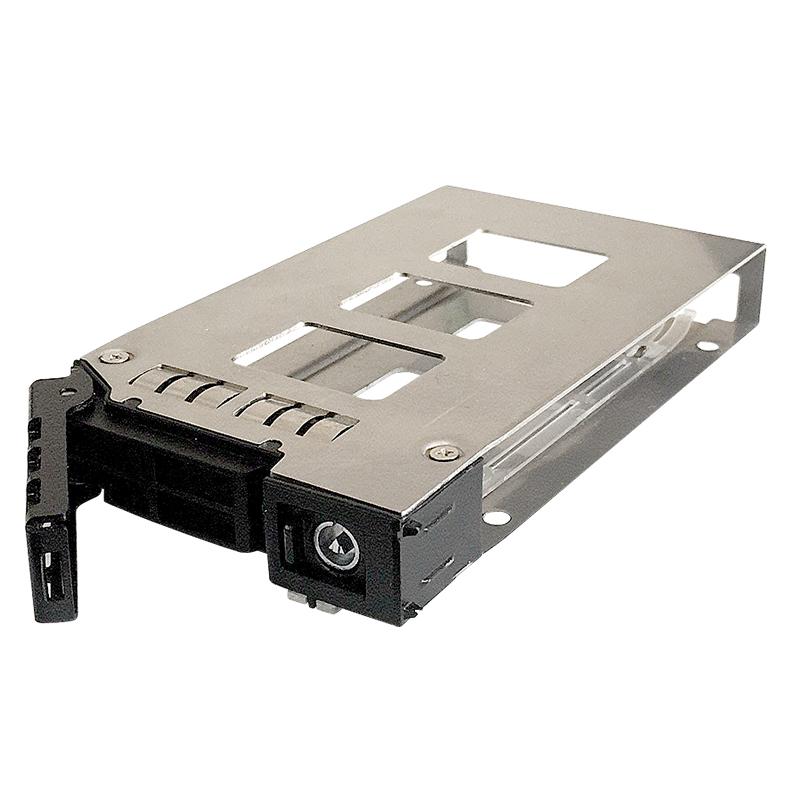 1 x 5.25" drive bay, supporting 4 x 2.5" NVMe U.2 HDD (up to 15mm