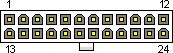 24 Pin Motherboard Connector