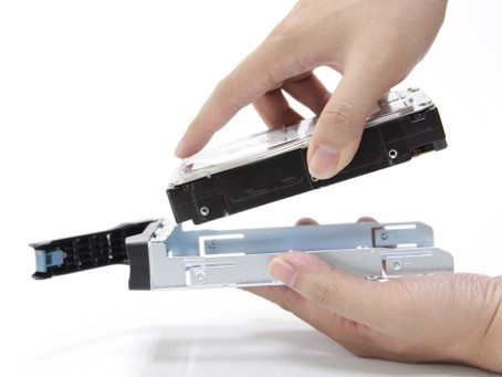 Line Up Hard Drive Screw Holes