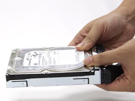 Press Hard Drive Down Firmly